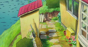  Ponyo on the Cliff door the Sea - Sosuke’s House
