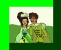 Princess Penny Proud as Tiana and Prince Kareem as Naveen (Reboot) - the-proud-family fan art