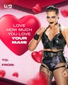 Rhea Ripley ⛓️ Valentine's Day card - wwe photo