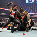 Roman, Jey, Jimmy, Sami and Solo | Undisputed WWE Universal Title Match | Royal Rumble - wwe photo