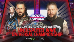  Roman Reigns vs Kevin Owens | Undisputed WWE Universal Championship | Royal Rumble