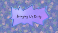 Rugrats (2021) - Bringing Up Daisy Title Card - rugrats photo
