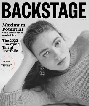  Sadie Sink - Backstage Cover - 2022