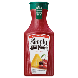 Simply All Natural Fruit Punch Juice Drink