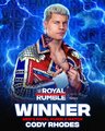 The American Nightmare | Cody Rhodes | Men's Royal Rumble winner | WWE Royal Rumble 2023 - wwe photo