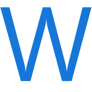 The Letter W Icon