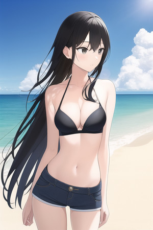  cute and hot anime girls with bikini