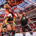  Rey Mysterio ang the LWO | Wrestlemania (Night 1) | April 1, 2023 - wwe photo