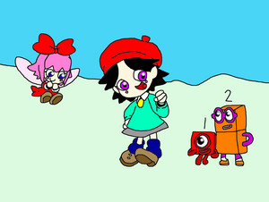 Adeleine and Ribbon if they are in Numberblocks Universe