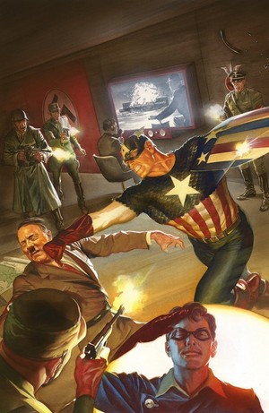  Alex Ross’ recreation of Jack Kirby’s original cover for Captain America Comics | vol. 1