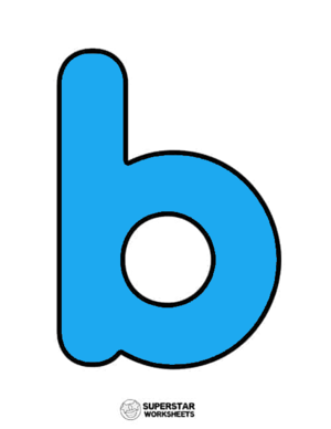 Alphabet Lowercase B