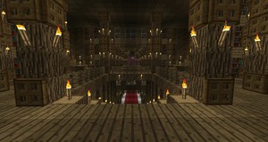Ancient torch library Minecraft alpha