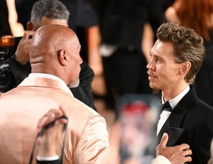  Austin Butler and Dwayne Johnsson | 95th Annual Academy Awards in Hollywood, California | 3/12/2023