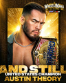 Austin Theory | US Champion Title | WrestleMania - wwe photo
