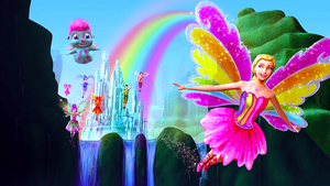  Barbie Fairytopia: Magic of the upinde wa mvua karatasi la kupamba ukuta