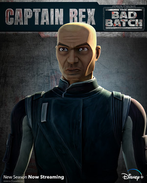  Captain Rex | stella, star Wars: The Bad Batch | Season 2 | Character poster