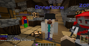 Dinnerbone on a SMP 2014