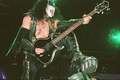 Gene ~Santiago, Chile...March 11, 1997 (Alive WorldWide Reunion Tour) - kiss photo