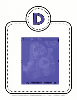  Letter D DayDream orso