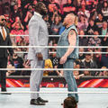 Omos and Brock Lesnar | Raw | March 13, 2023 - wwe photo