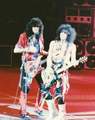 Paul and Bruce ~East Rutherford, New Jersey...April 11, 1986 (Asylum Tour)  - kiss photo
