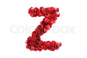 Red Roses Letter Z