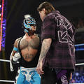 Rey Mysterio with Dominik | Friday Night Smackdown | February 24, 2023 - wwe photo