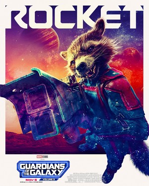  Rocket | Guardians of the Galaxy Vol. 3 | Promotional poster
