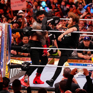  Roman Reigns and Sami Zayn | Undisputed WWE Universal Название Match | WrestleMania 39