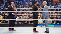 Roman Reigns with Paul Heyman and Cody Rhodes | Friday Night Smackdown | March 31, 2023 - wwe photo
