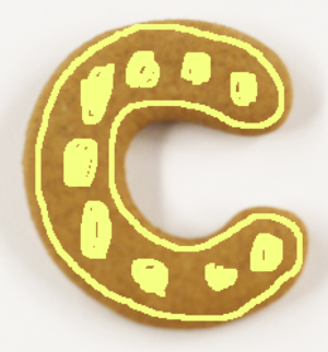  The Letter C Gingerbread печенье
