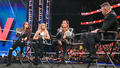 The Miz, Becky Lynch with Lita and Trish Stratus  | Raw | March 27, 2023 - wwe photo