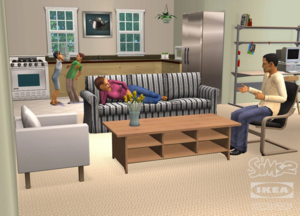  The Sims 2 IKEA 집 Stuff Screenshot