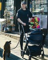 Tom Hiddleston strolling with Bobby and Baby Hiddleston | February 22, 2023 - tom-hiddleston photo