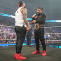 Roman and Jimmy | Roman Reigns' 1,000-day title celebration | Friday Night Smackdown - wwe photo