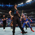 Bad Bunny with the LWO | Friday Night Smackdown | May 5, 2023 - wwe photo