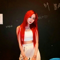 CL - red hair  - 2ne1 fan art