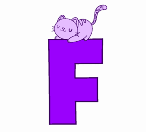  Cat And Dog Letter F