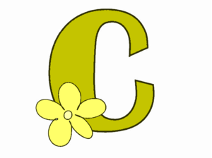  цветок Letter C