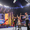 IYO SKY and Bayley | Money in the Bank Qualifying Match - wwe photo
