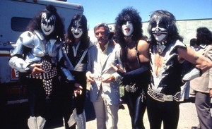  KISS and Stan Lee (NYC) Borden Chemical Company 1977 ( Blood for KISS Comic)