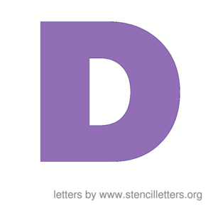  Large Bïg Letters D