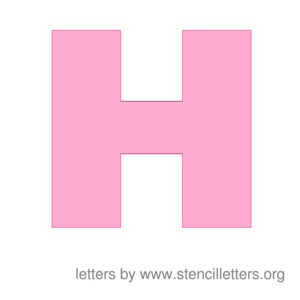 Large Bïg Letters H
