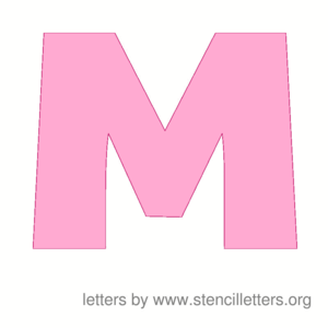  Large Bïg Letters M