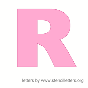  Large Bïg Letters R