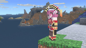  Marine Houshou in Minecraft (Майнкрафт)