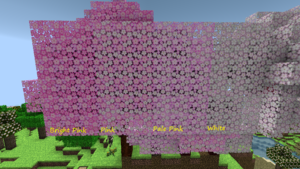  Minecraft ceri, cherry Blossom Block