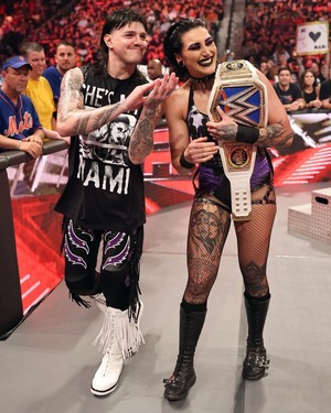  Rhea Ripley and Dominik Myserio | Monday Night Raw | May 8, 2023