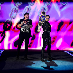  Rhea Ripley with Dominik | SmackDown Women's शीर्षक Match | डब्ल्यू डब्ल्यू ई Night Of Champions | May 27, 2023