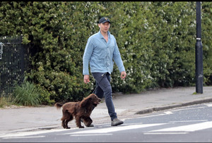 Tom Hiddleston and Bobby | Out and About in London |  May 2023